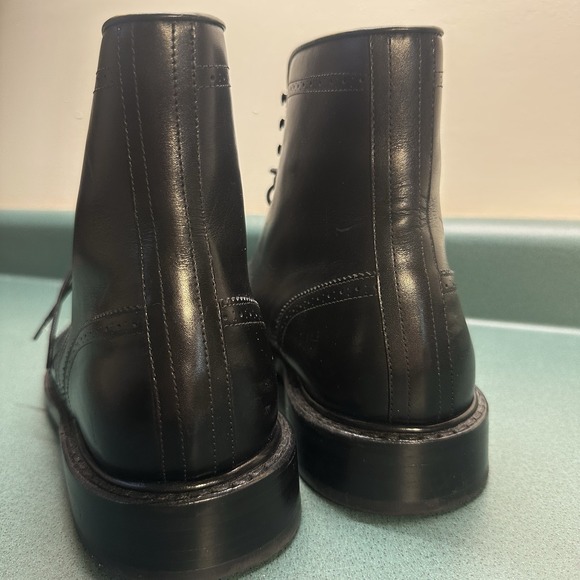 JACK ERWIN Original Goodyear Welted Boots Black Handmade In Spain Men's 10.5 - Picture 5 of 16